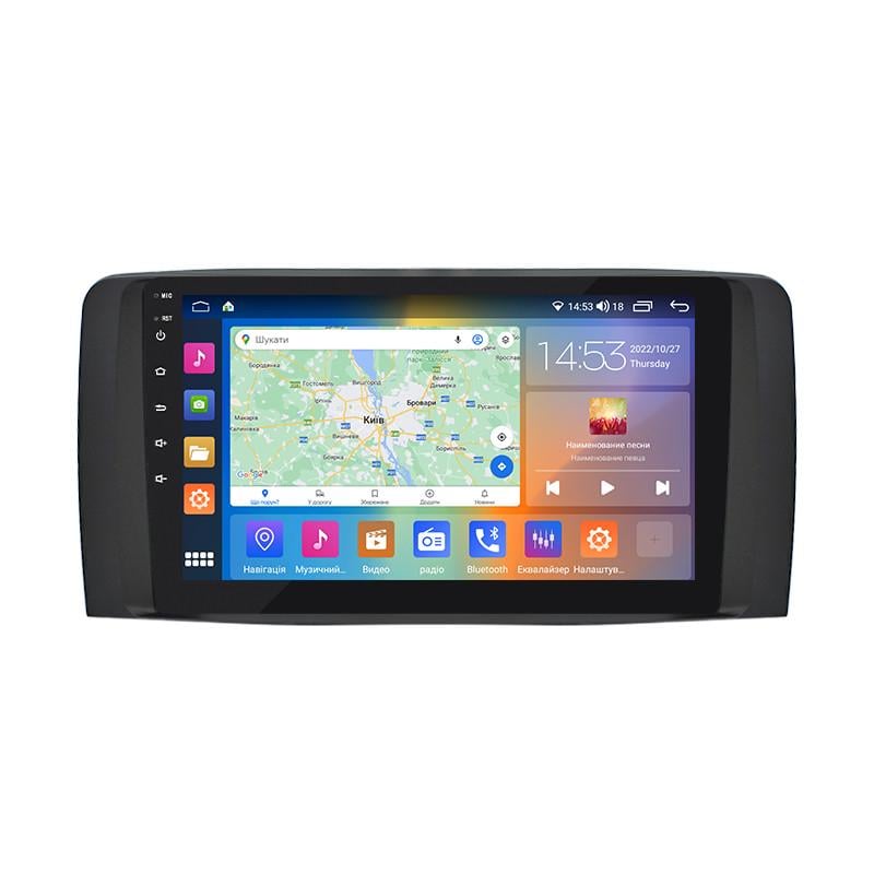 Автомагнітола штатна Lesko 4G/CarPlay/GPS/Wi-Fi для Mercedes-Benz R-Клас I Рестайлінг 2007-2010 2/32Gb 9" (1725097019)