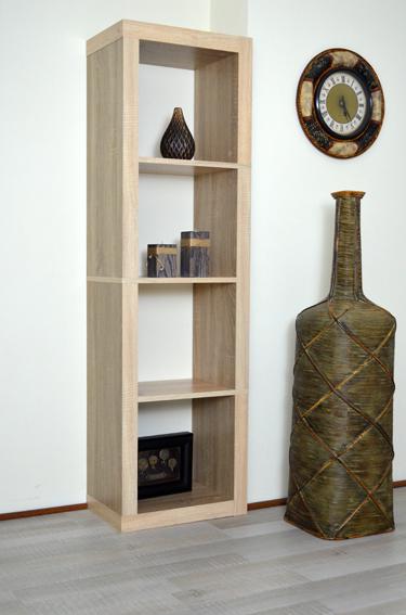 Шафа модульна Inteo Мікс 1х4 1500х438х290 мм товщина корпусу 50 мм Дуб сонома