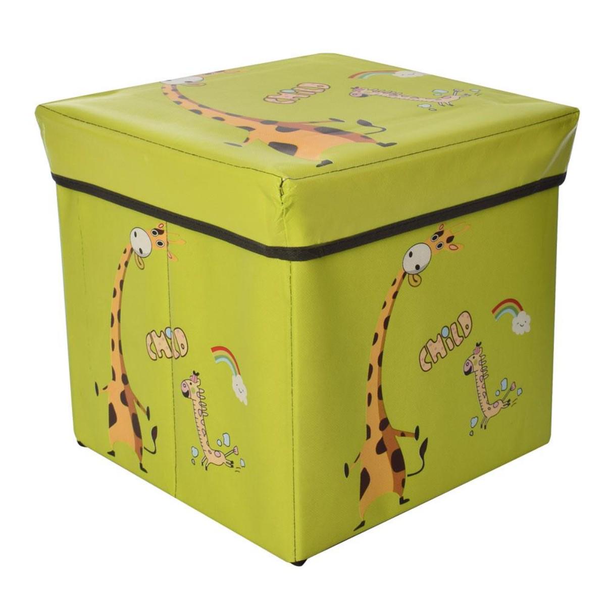 Коробка-пуф для хранения игрушек и вещей Pouf Box 30х30х30 см (R33429)