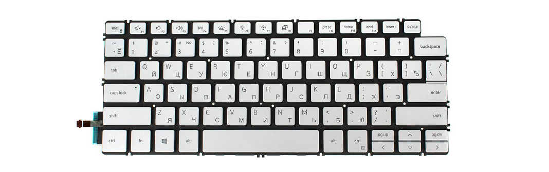 Клавиатура для ноутбука Inspiron 7306 с подсветкой клавиш (123066)