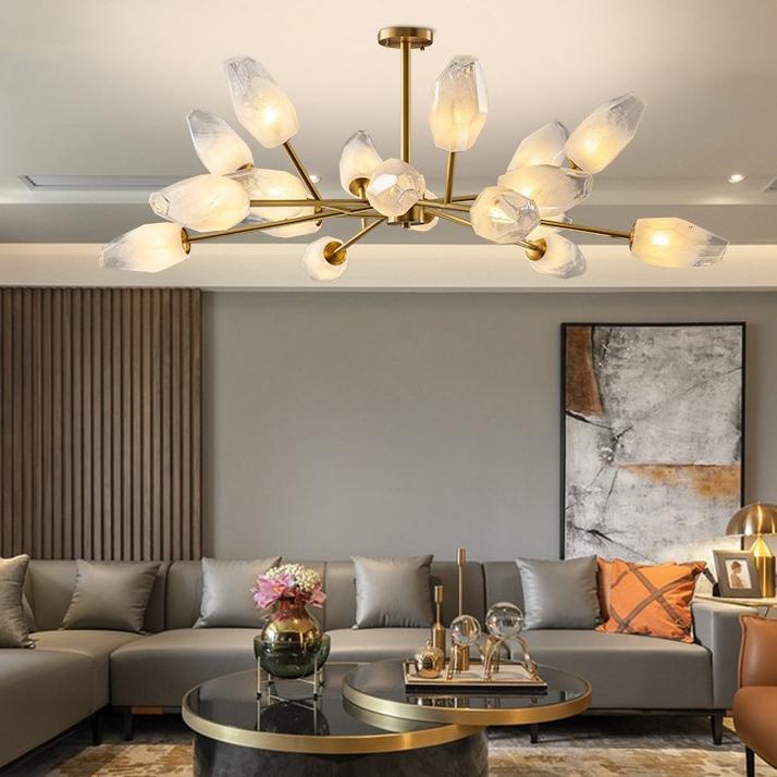 Люстра Tulip D120 Gold/White (9317128)