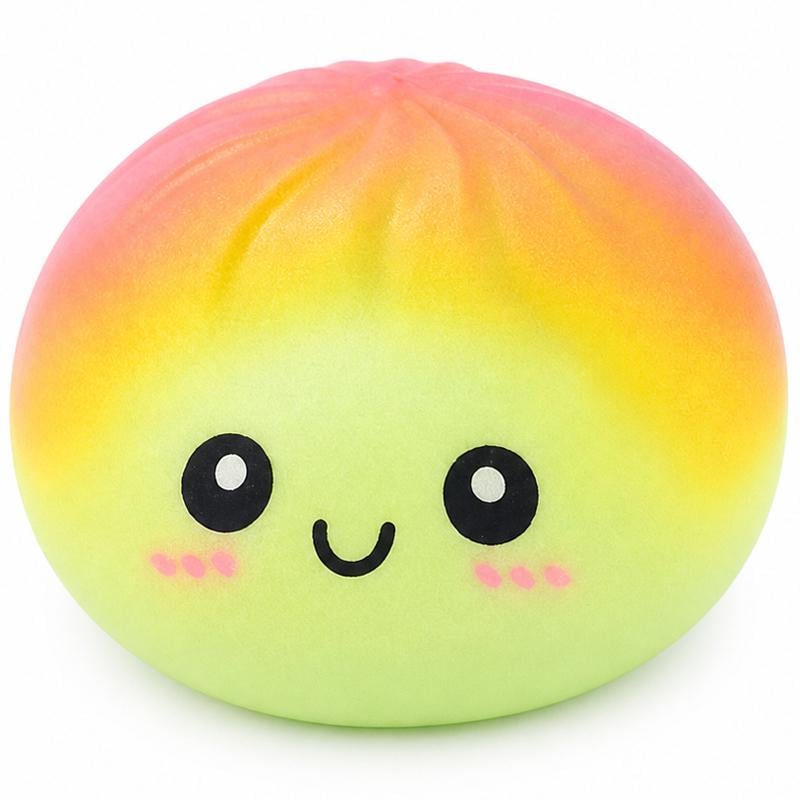 Игрушка антистресс для детей Dumpling Сквиш пельмень Разноцветный (арт EPC15805M)