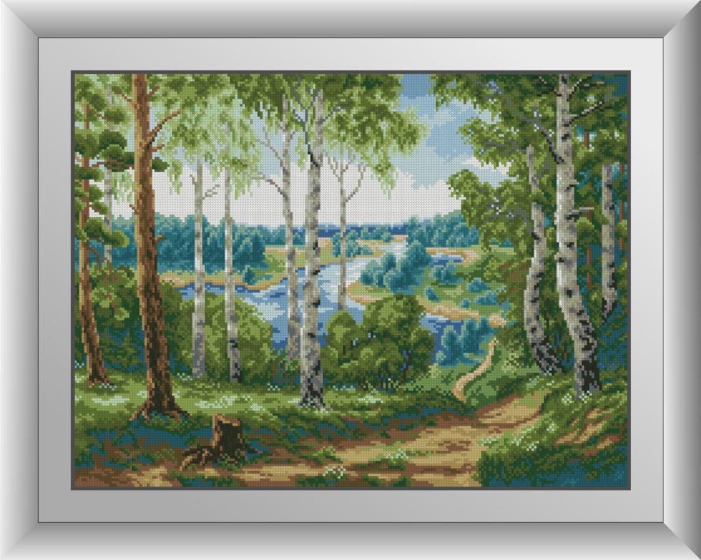 Алмазная мозаика Dream Art Березы 41x55 см (DA.30197)