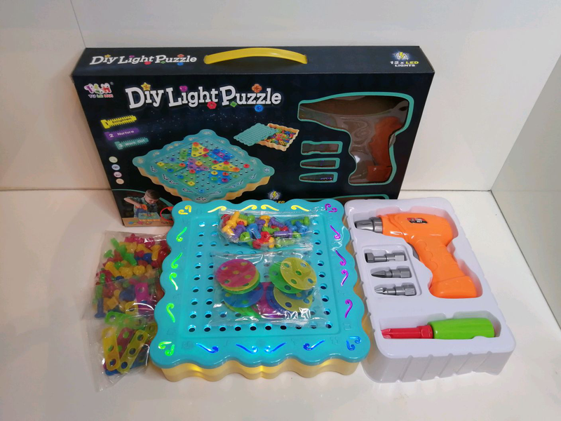 Конструктор Tu Le Hui Diy Light Puzzle 200 деталей 12LED TLH-19 - фото 2