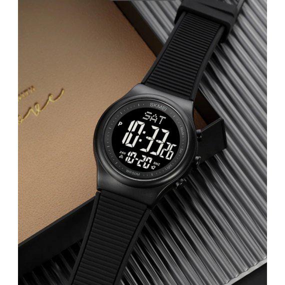 Годинник наручний водостійкий чоловічий Skmei Aston Sport Чорний (105-96-1139) - фото 3 Годинник наручний водостійкий чоловічий Skmei Aston Sport Чорний (105-96-1139) - фото 3