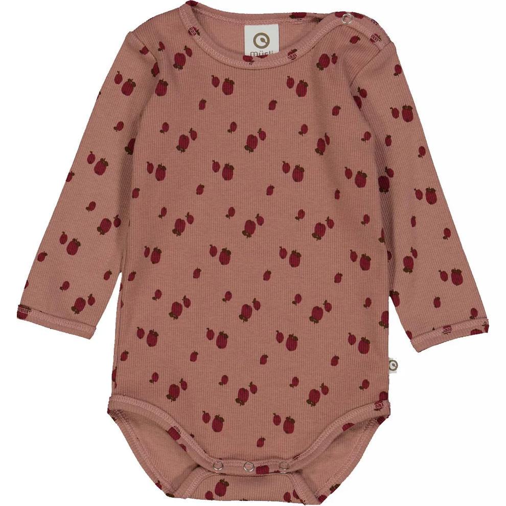 Боді дитяче для новонароджених Green Cotton 68 см Кавовий (25111206)