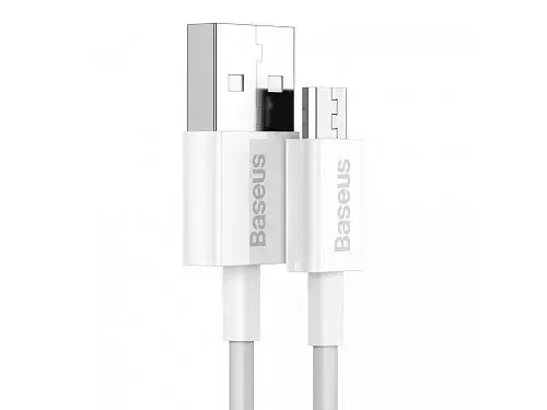 Кабель BASEUS Superior Series Fast Charging Cable USB to MicroUSB 2A CAMYS-02 1 м White - фото 2