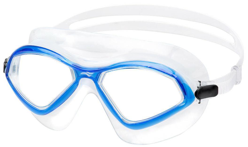 Очки для плавания Aqua Speed FEN 61489 OSFM универсальные Белый/Голубой (24013909)