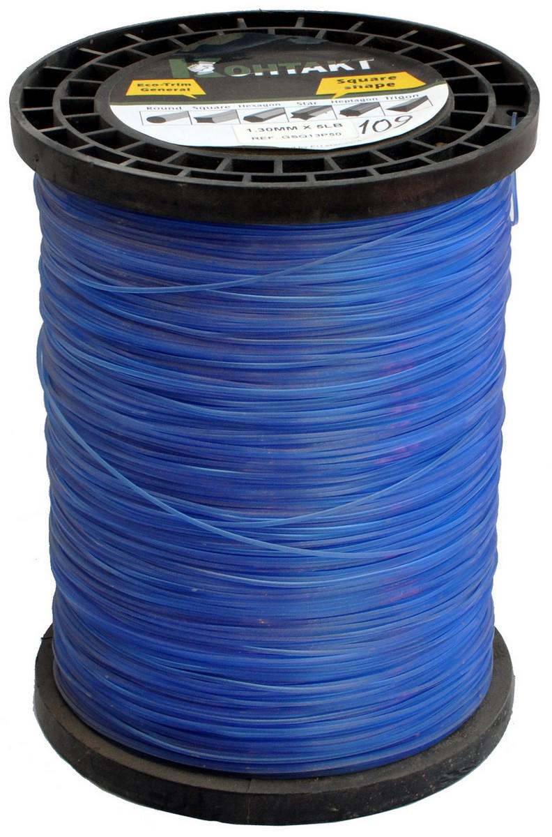 Леска косильная квадрат d 1,3 мм 5 LB 1300 м
