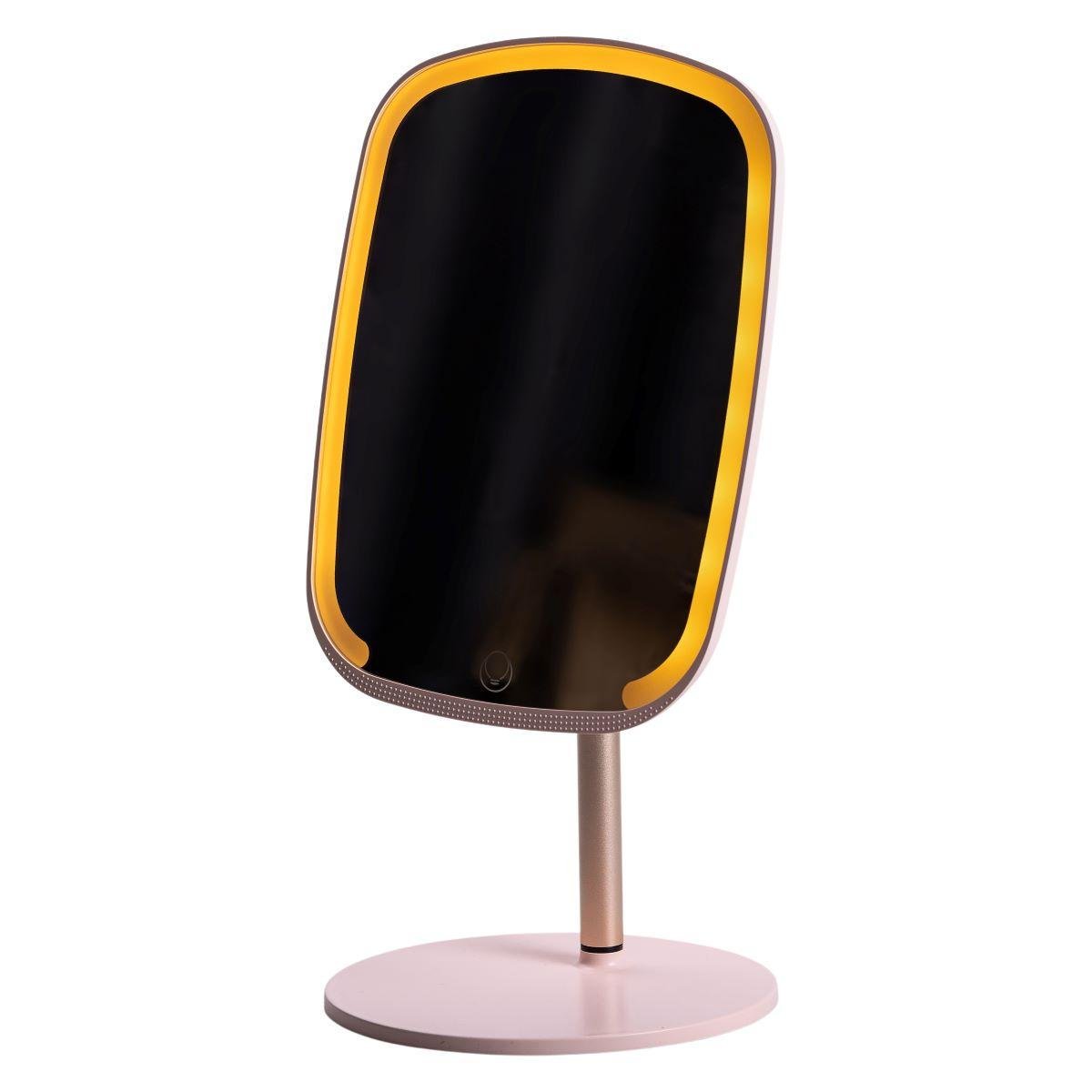 Зеркало настольное с подсветкой HP-10-6AP 23х18 см Розовый (A-033795) - фото 5