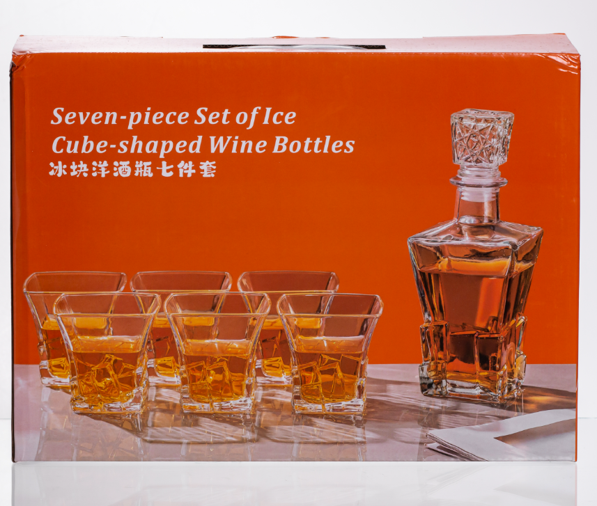 Набір для напоїв графин та 6 склянок для напоїв із товстого скла Прозорий - фото 6 Набір для напоїв графин та 6 склянок для напоїв із товстого скла Прозорий - фото 6