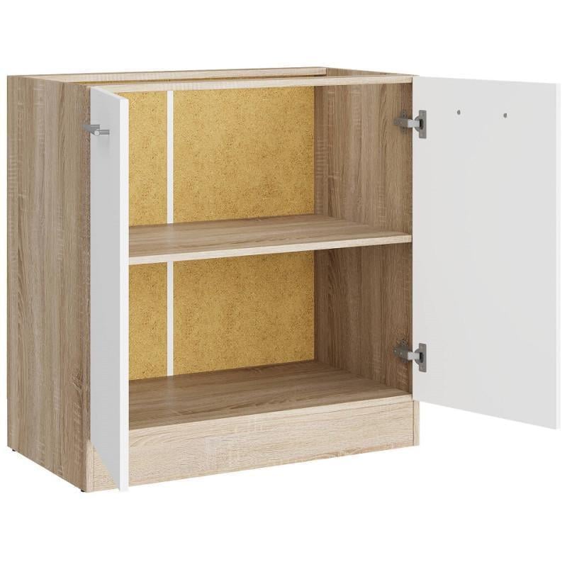 Кухонный модуль Эверест Эко Нова 80 Низ 800х456х820 мм Сонома/Белый (ЕКО-553)