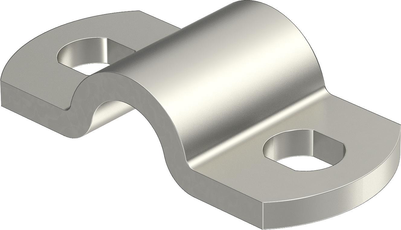 Скоба OBO bettermann для круглого проводника ø 8-10 мм 43x20 мм нержавеющая сталь (5228134)