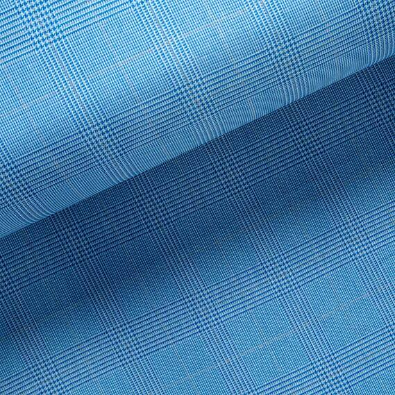 Ткань костюмная IDEIA Tomas Brandt Клетка 1,5 м Голубой (2200004224350)