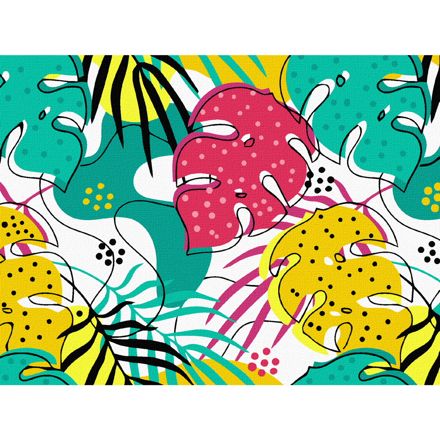 Картина за номерами ROSA з мольбертом Листя 15х20 см (Az1-4823098540519)