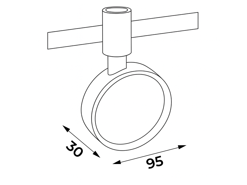 Светильник трековый светодиодный LEDUA AeroLine YZ1815 48V 10W 4000К 105° 95x30 мм Черный (10251) - фото 3 Светильник трековый светодиодный LEDUA AeroLine YZ1815 48V 10W 4000К 105° 95x30 мм Черный (10251) - фото 3