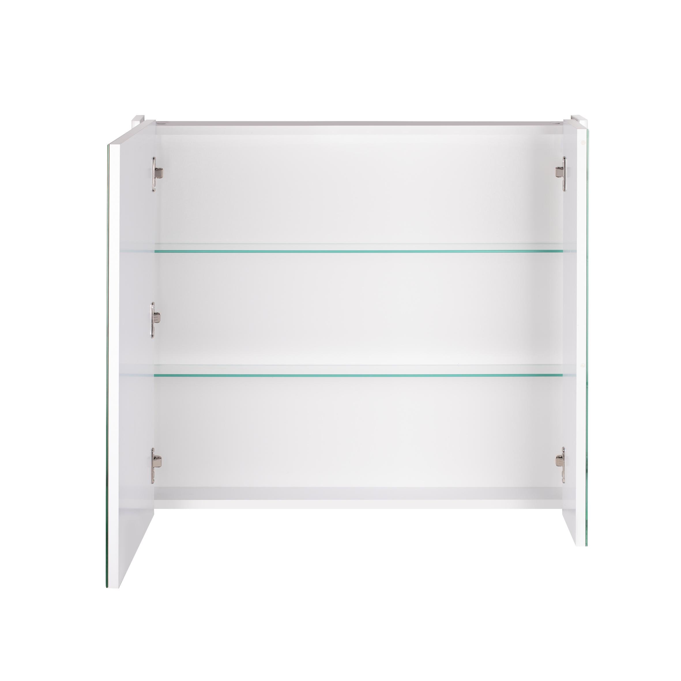 Шкаф зеркальный подвесной Qtap Scorpio 700х600х145 QT1477ZP701W White