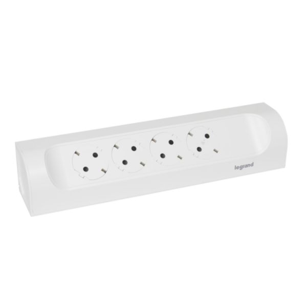 Удлинитель LeGrand УГЛОВЫЙ 4х2К+Из розетки 16 А без кабеля Белый (3139627296)