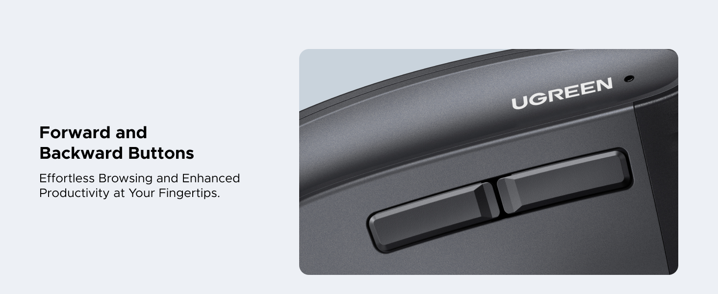 Компьютерная мышка беспроводная UGREEN M571P Black (65042) - фото 7 Компьютерная мышка беспроводная UGREEN M571P Black (65042) - фото 7