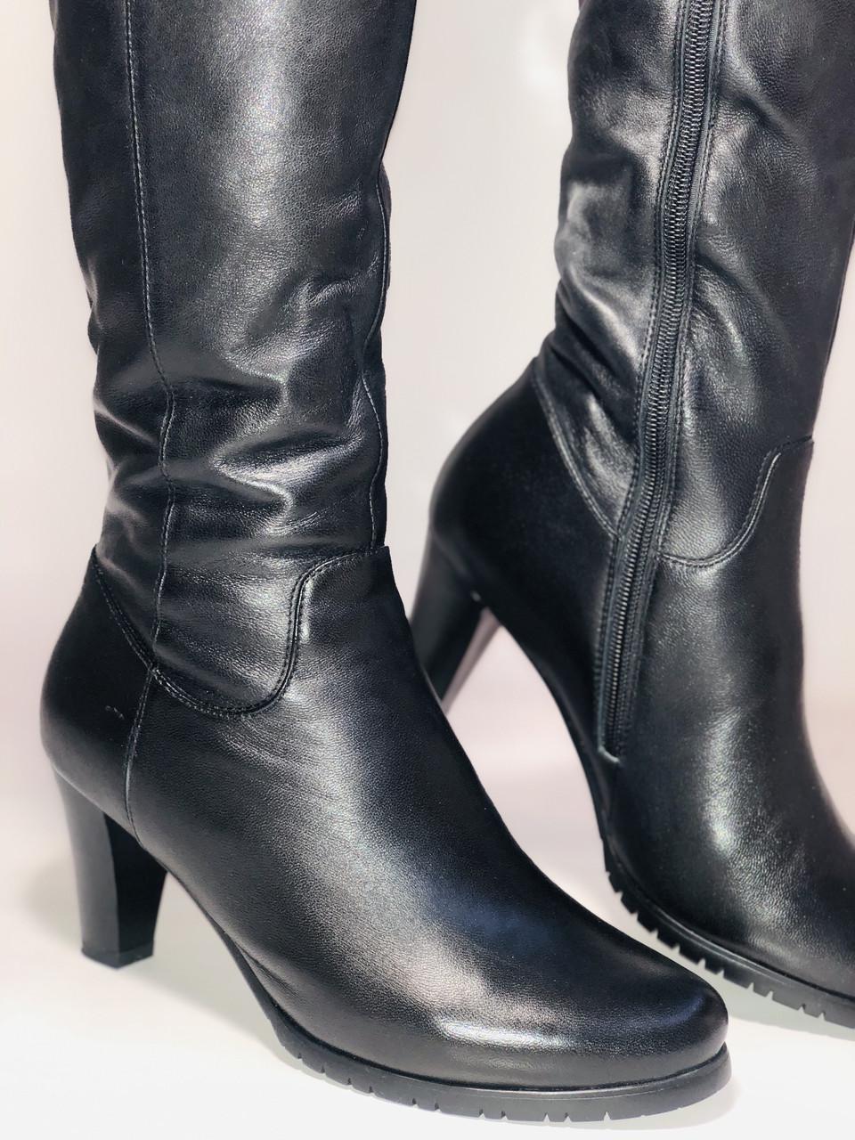 Сапоги женские зимние Molka р. 38 24,5 см Черный (2432) - фото 8