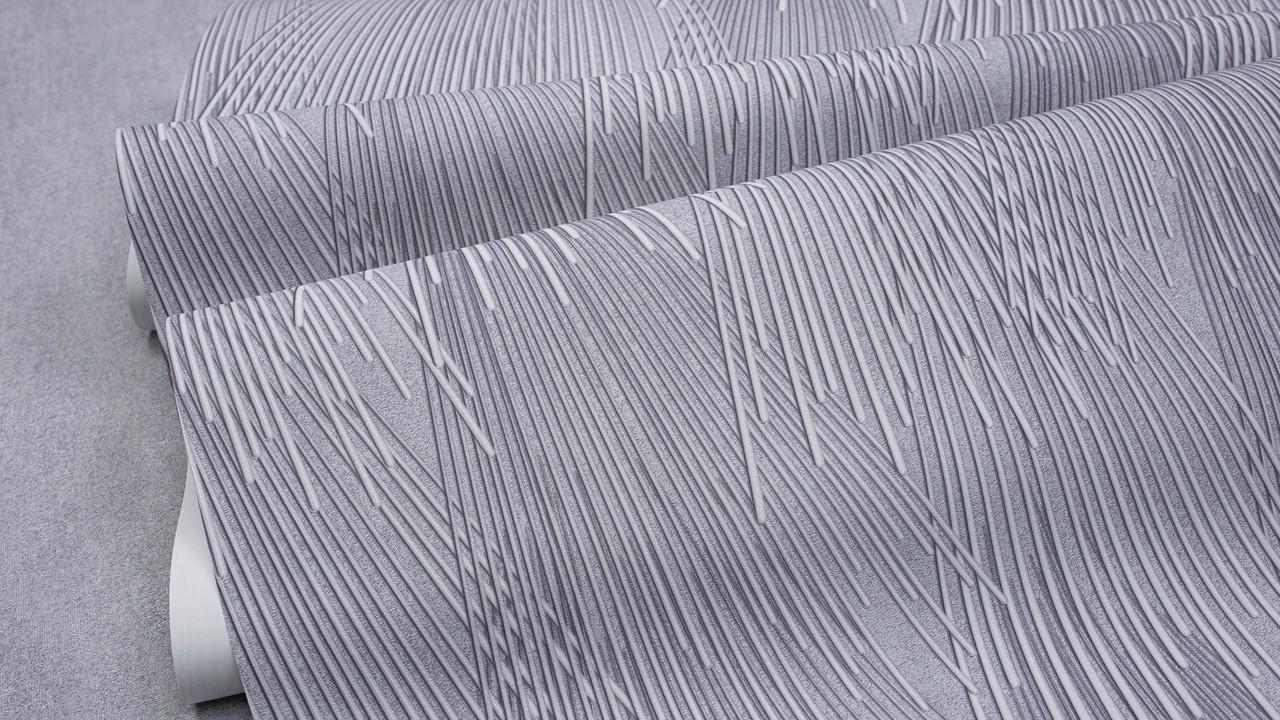 Обои флизелиновые Sintra Salute 250044 Декор винил горячего тиснения 1,06х10,05 м Серый