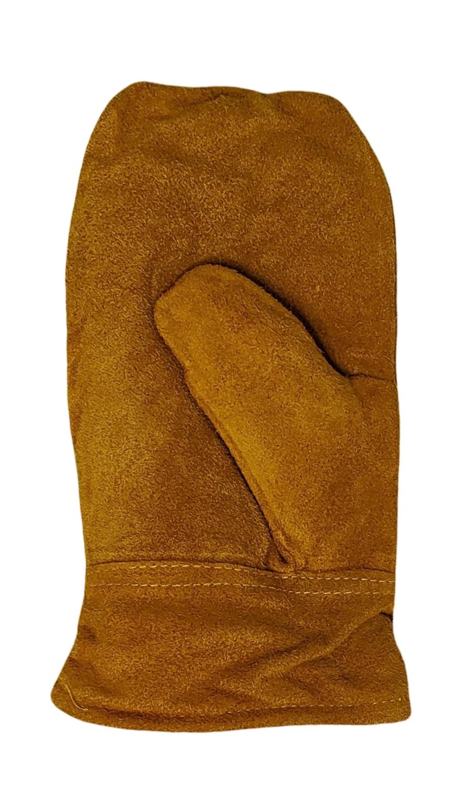 Перчатки рабочие сварщика зимние на меху Желтый (484)