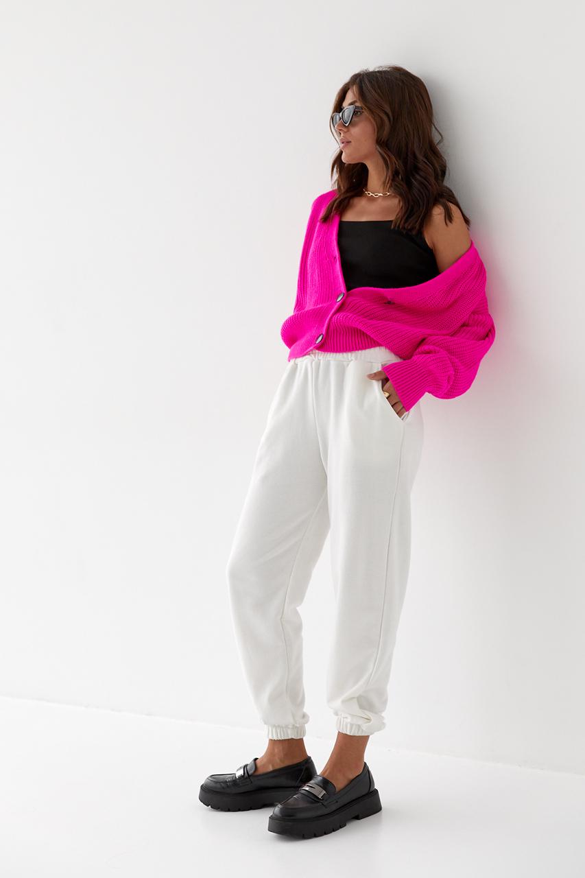 Кардиган укороченный S Фуксия (9528131) - фото 7 Кардиган укороченный S Фуксия (9528131) - фото 7