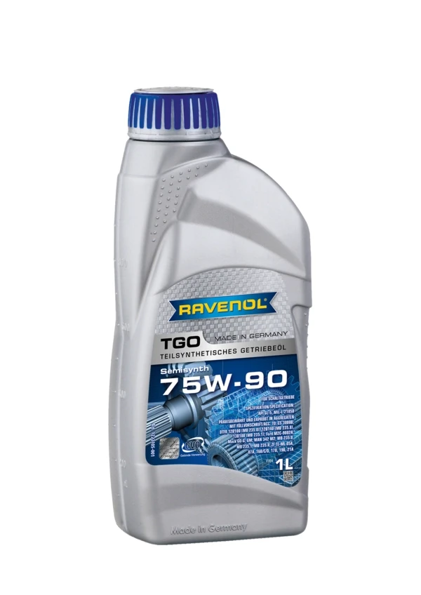 Трансмиссионное масло RAVENOL TGO 75W-90 полусинтетика 1 л (1222105-001)