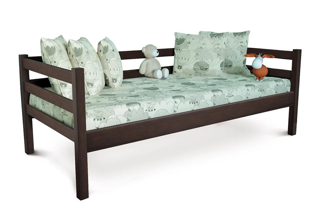 Кровать деревянная Соня 80х190 см Орех