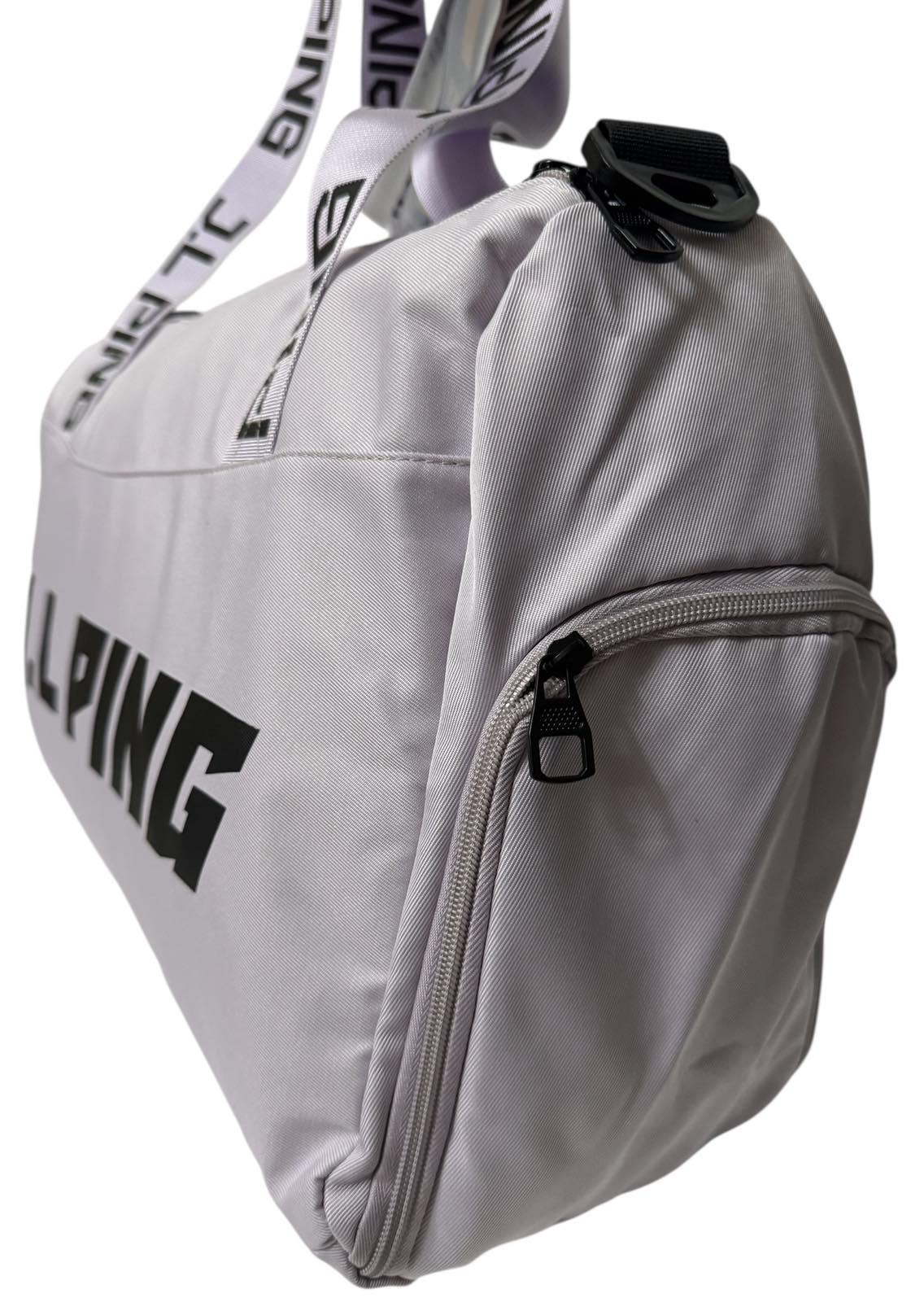 Сумка дорожня 50 л з боковими кишенями та з довгим ремінем через плече Бежевий (4200) - фото 3