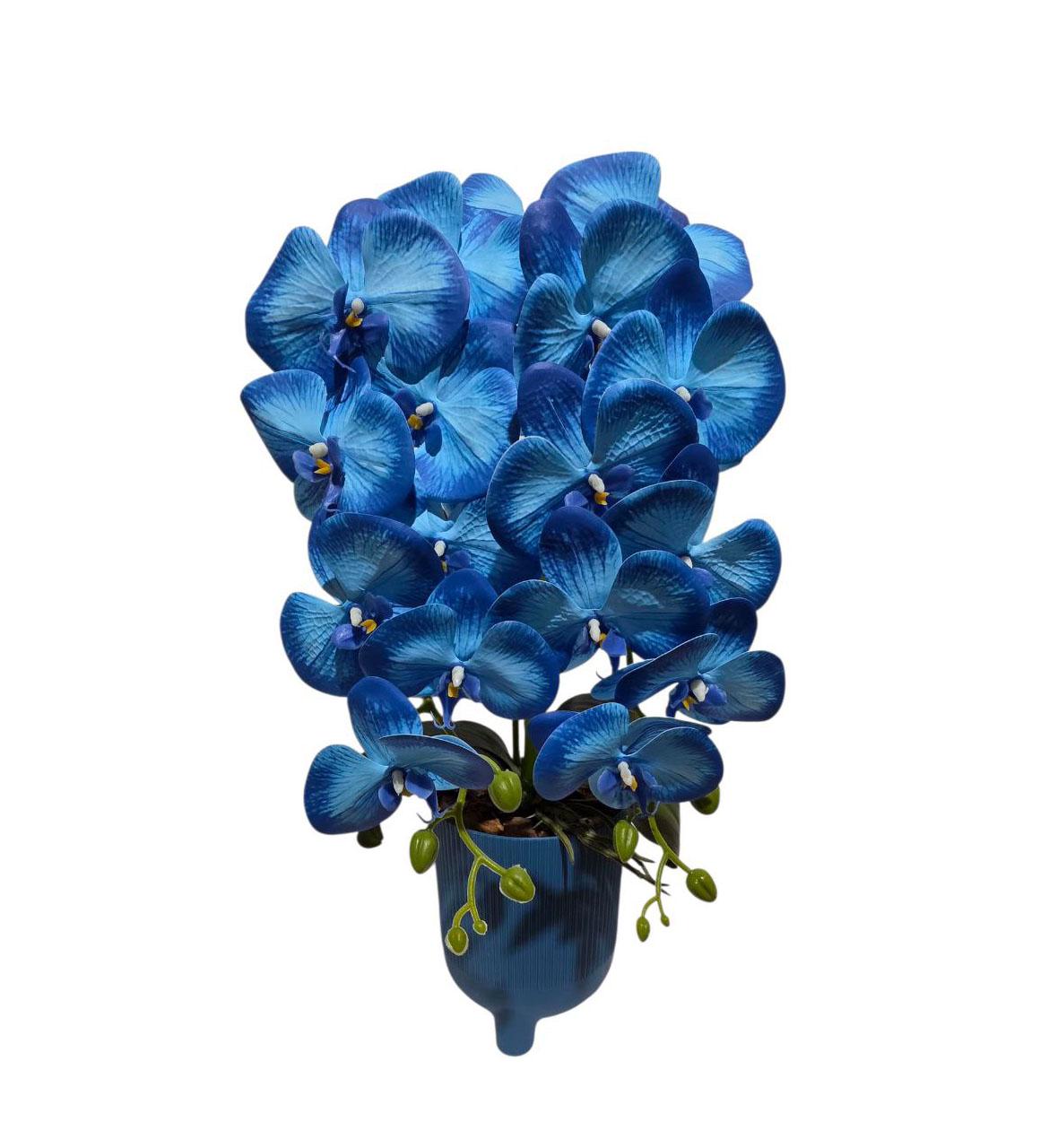 Орхидея искусственная Ravisto 54x24 см Синий (0516-1)