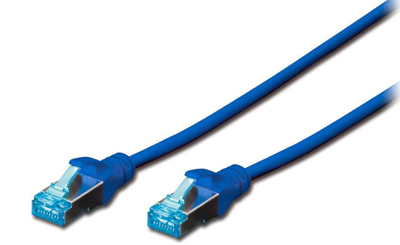 Патч-корд Digitus Cat5e 26/7AWG 0,5 м U-UTP без экранирования Синий (DK-1511-005/B)