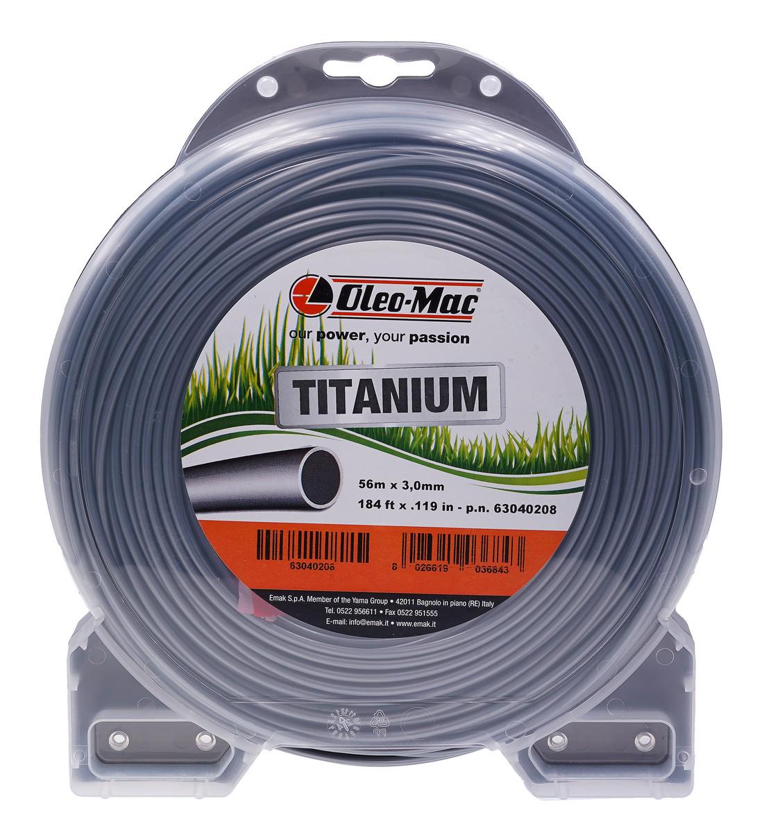 Леска триммера Oleo-Mac TITANIUM POWER passion 3,0х56 м/круг код 63040208 (les610) Леска триммера Oleo-Mac TITANIUM POWER passion 3,0х56 м/круг код 63040208 (les610)