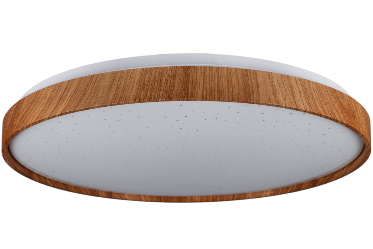 Потолочный светильник Vestum FOREST звездное небо 80W 3000К-6500К с ДК 480х65 мм Тик