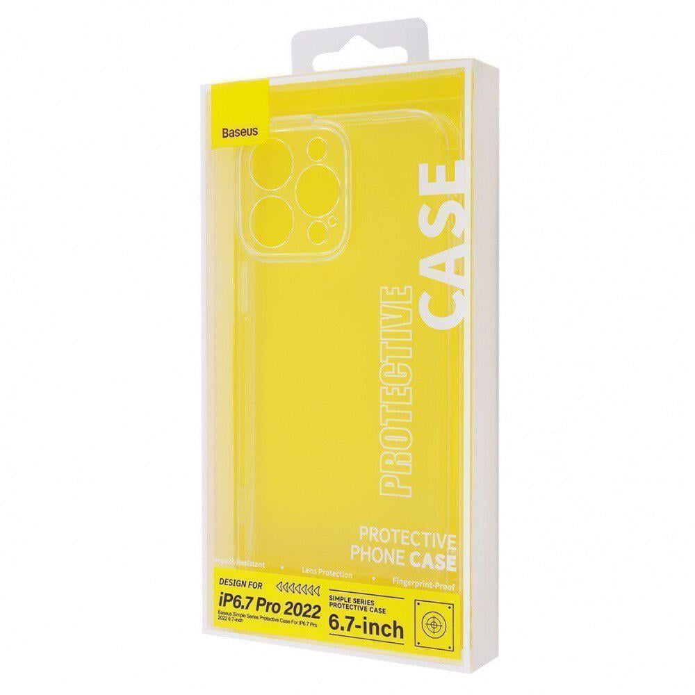 Чохол для iPhone 14 Pro Max прозорий Baseus