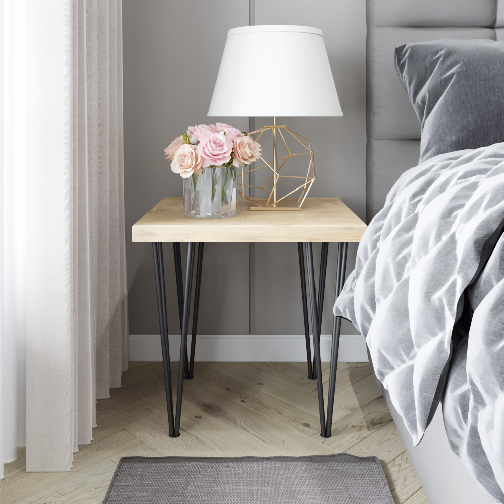 Ножка шпилька для журнального стола из металла 450 мм Черный (1147) - фото 4