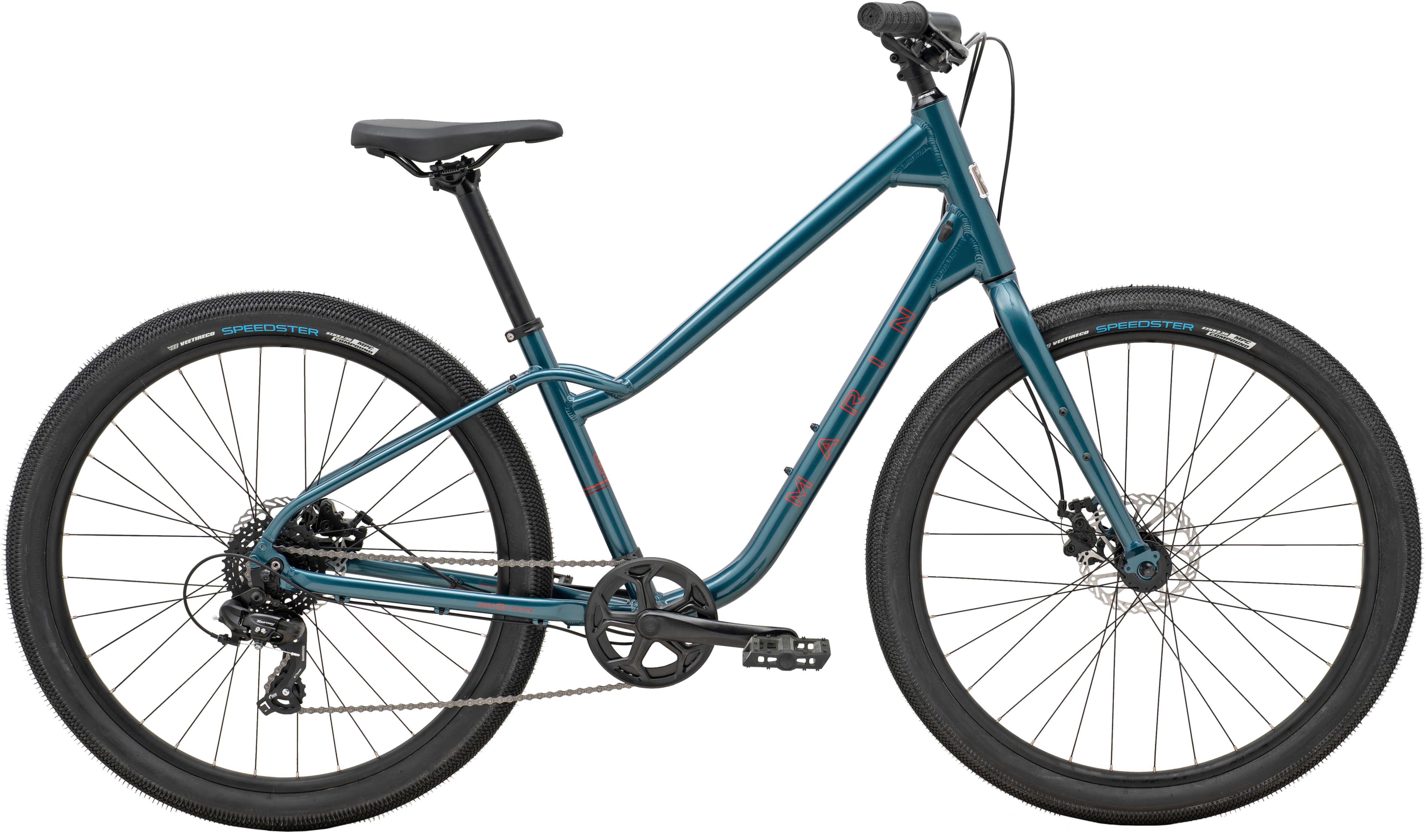 Велосипед MariN 27,5" Stinson 1 рама M Gloss Blue/Orange/Charcoal/Red (A5)