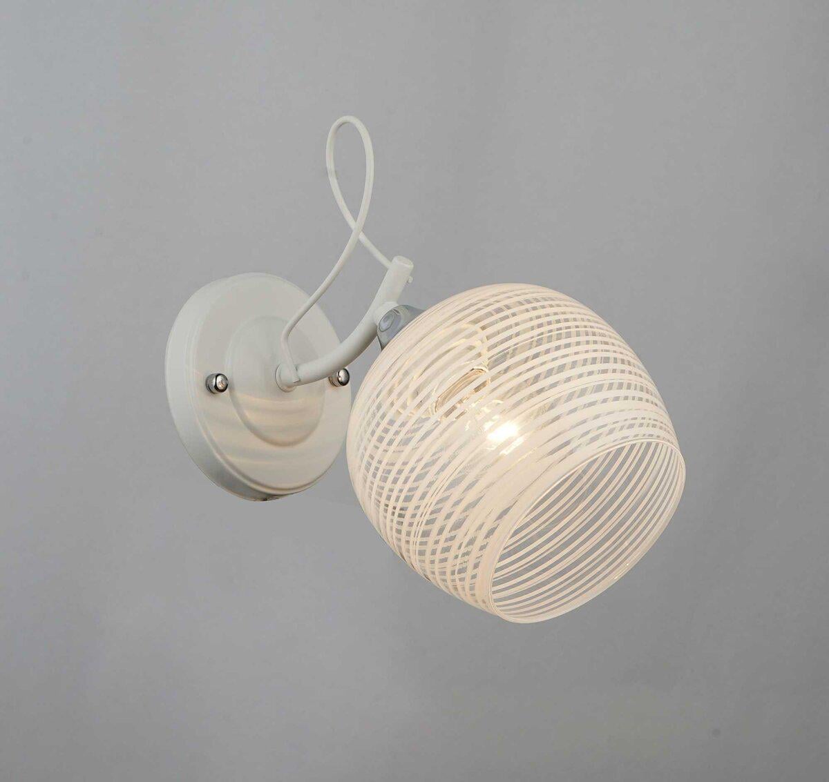 Бра Sirius B N3839/1W WT/CH Белый/Хром
