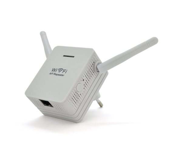 Підсилювач Wi-Fi сигналу VOLTRONIC LV-WR06 із двома антенами 300 Мбіт/с 2.4 ГГц Білий (30471803)