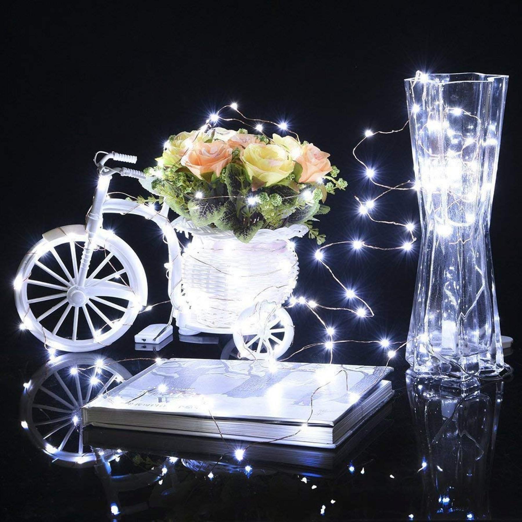 Гірлянда на батарейках Springos 50 LED Pilot 4,9 м Cold white (CL0106) - фото 5 Гірлянда на батарейках Springos 50 LED Pilot 4,9 м Cold white (CL0106) - фото 5