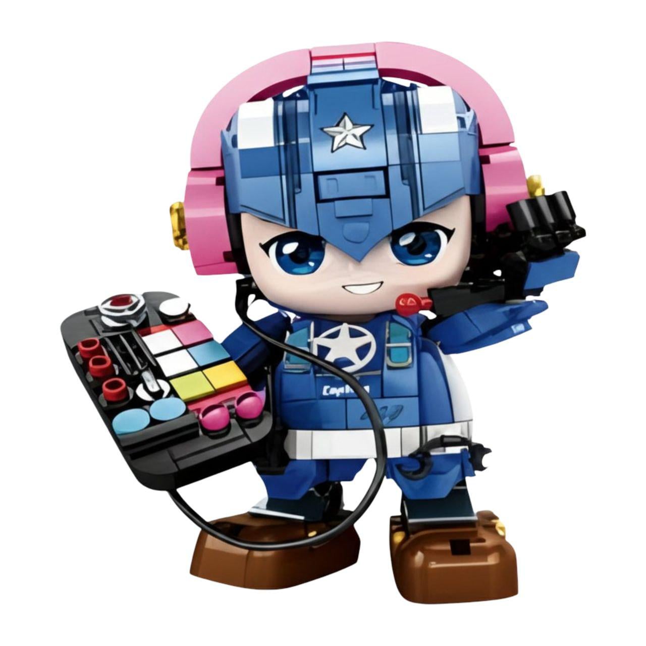 Конструктор Капитан Америка 8883 532 дет. Синий (31917232)