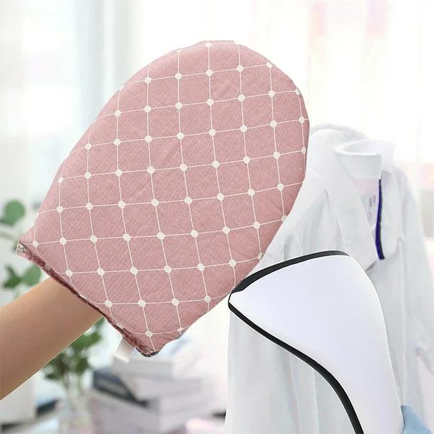 Рукавичка термоізоляційна для прасування та відпарювання одягу Рожевий (2610823737) - фото 8