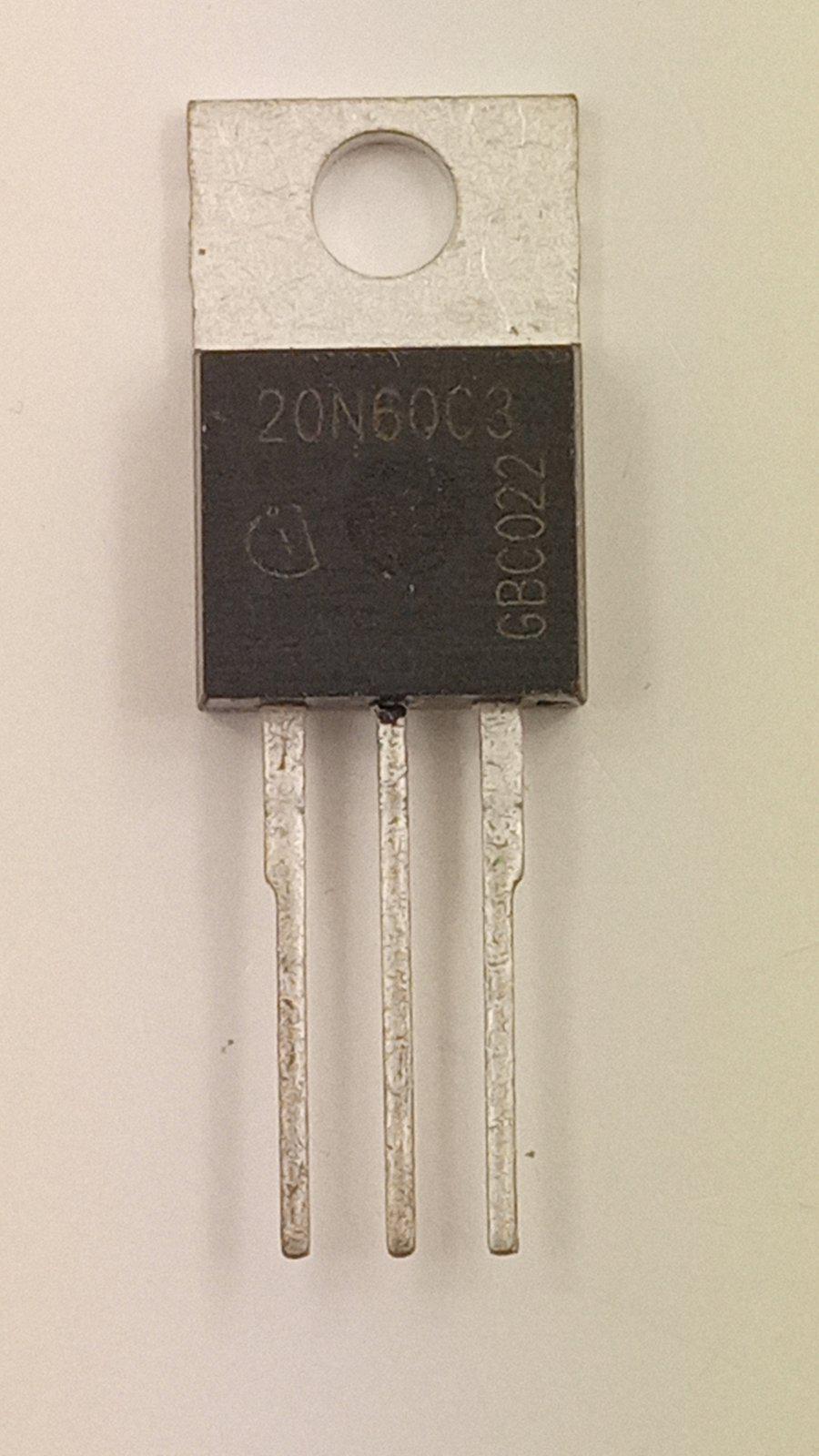 Транзистор SPP20N60C3 n-channel 650V 20.7A 0,19Om TO-220 (11001)