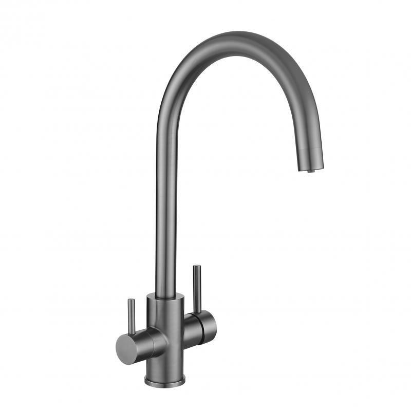 Змішувач для кухні Lidz Aria 020F з підключенням для питної води Graphite (SD00055686)