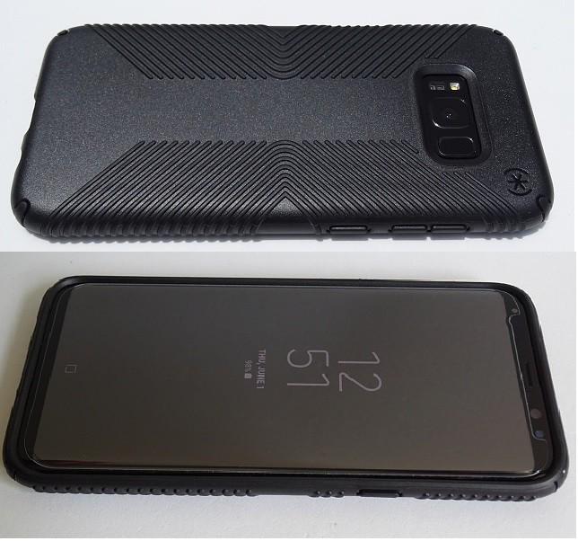 Чехол противоударный Speck Presidio Grip для Samsung S8 Black