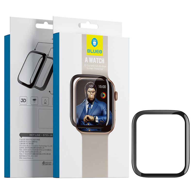 Противоударная полимерная 3D пленка Blueo High-Molecule для Apple Watch 40mm Черный