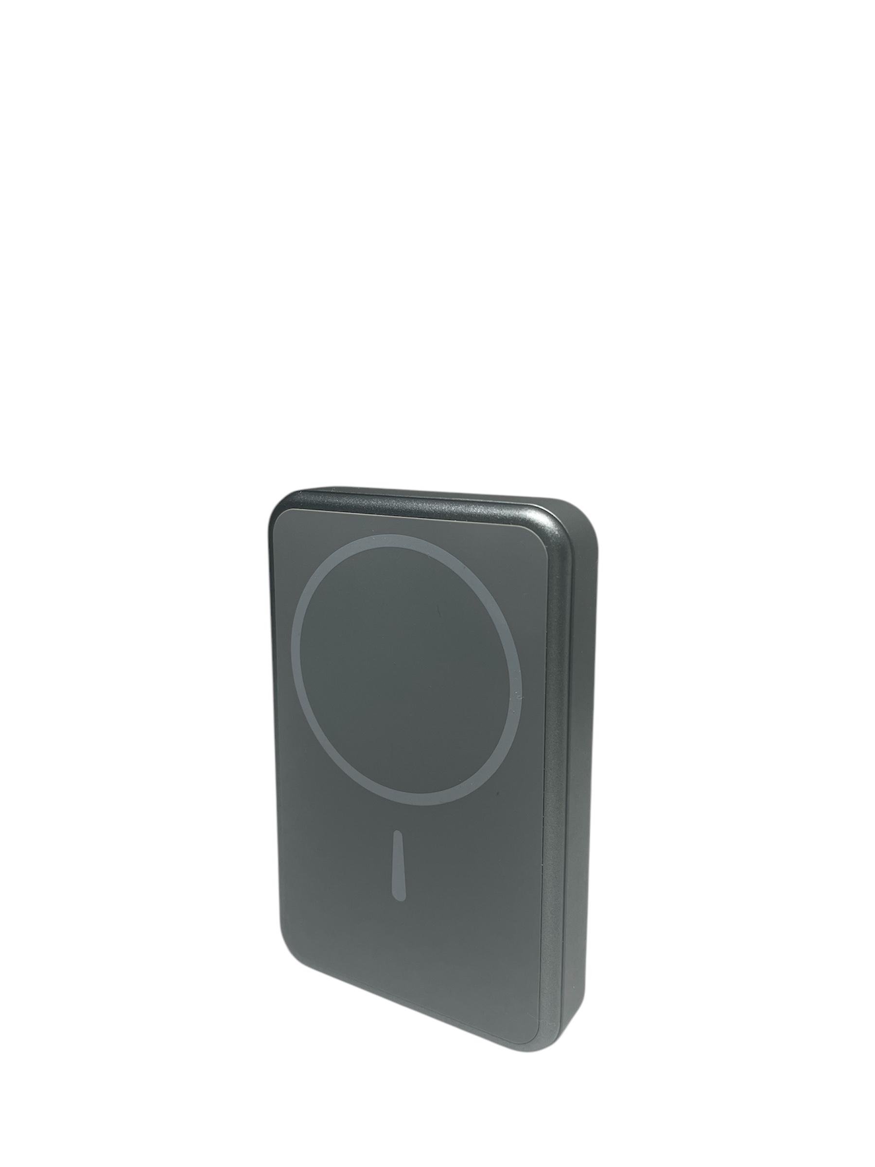 Повербанк мини Suomaike Magsafe беспроводная магнитная зарядка 15W 6000 mAh Серый (229)