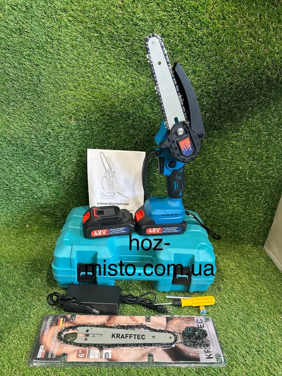 Мініпилка ланцюгова акумуляторна 48V 4 Аh шина 6" (28528877) - фото 7 Мініпилка ланцюгова акумуляторна 48V 4 Аh шина 6" (28528877) - фото 7