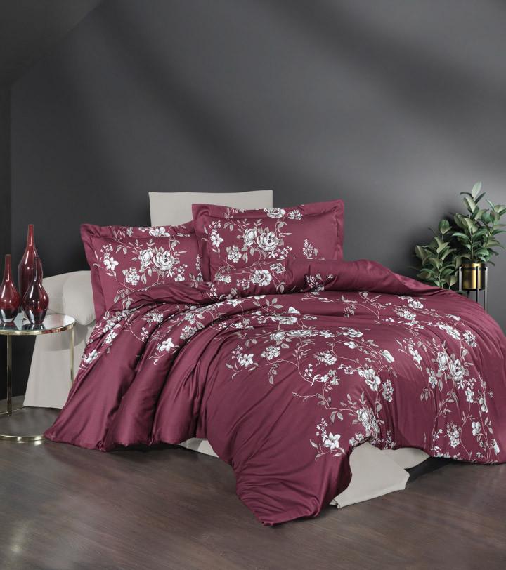 Постельное белье First Choice Arya сатин евро Rose (35833585)