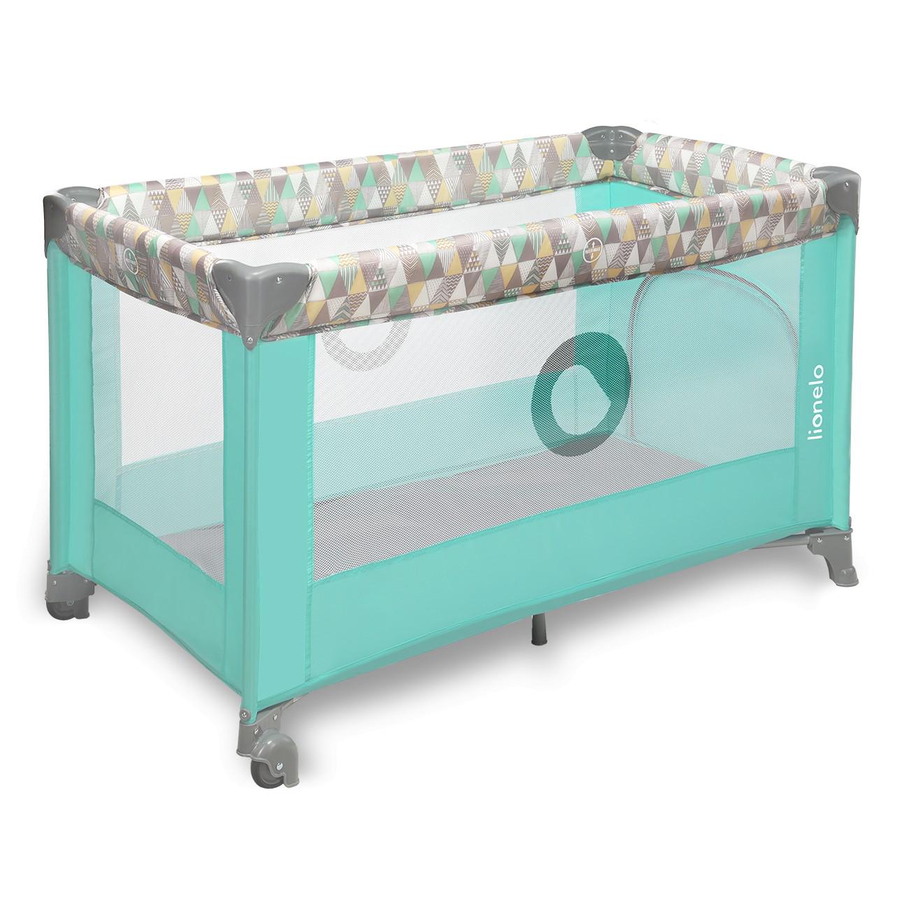 Манеж Lionelo Stefi Green/Mint/Multicolor - фото 4